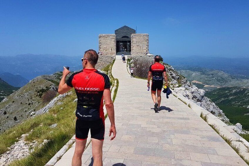 At the top of Lovcen is Mausoleum of Njegos II Petrovic