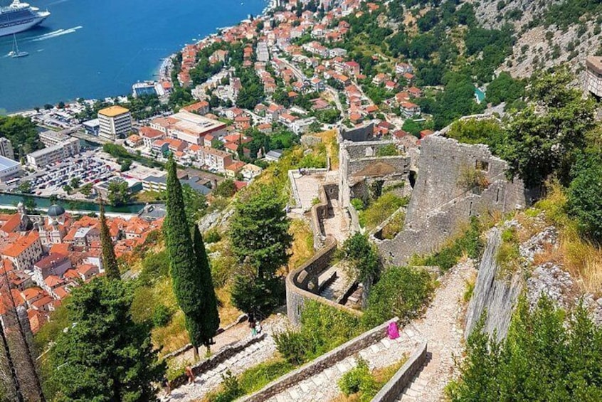 San Giovanni castle was built from 9th to 19th century and has more than 1400 stairs 