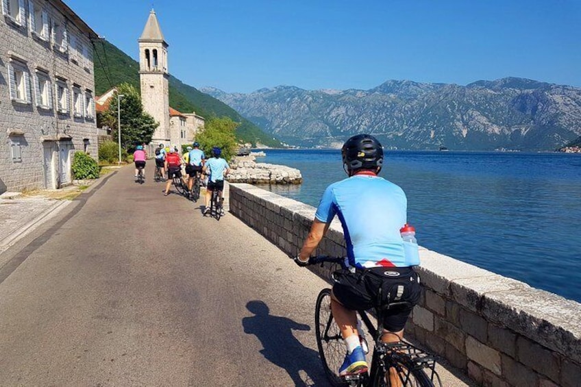 Many old churches are next to the your cycling road