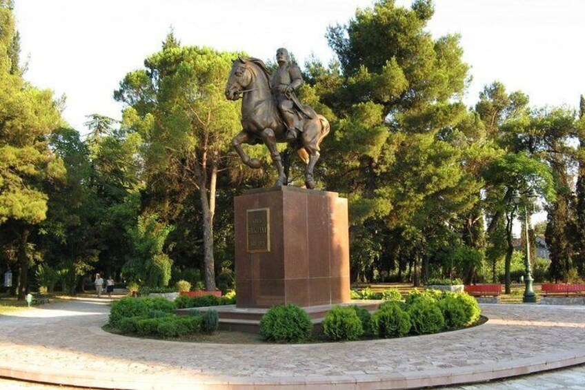 Visiting monument of the greatest Montenegrin ruler King Nikola Petrovic