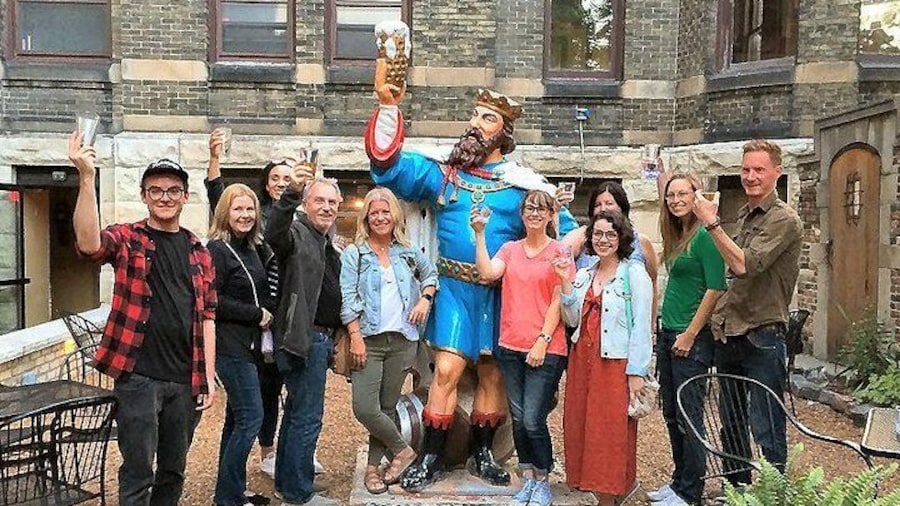 King Gambrinus at Best Place at the Historic Pabst Brewery.