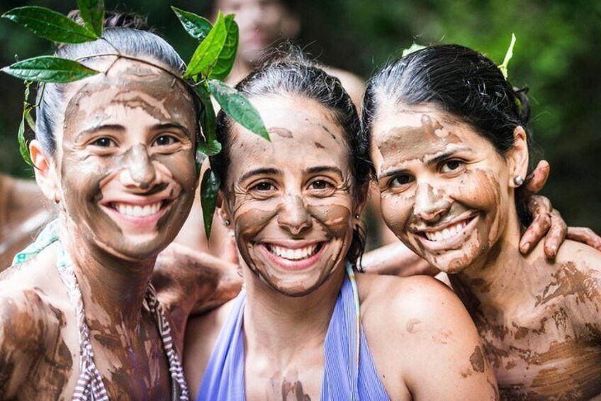 Volcanic mud baths