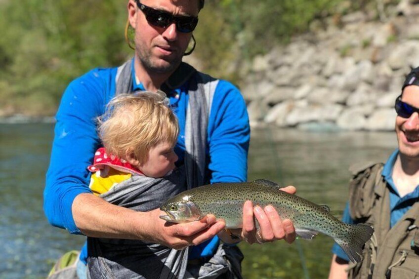 Fly Fishing For Marble And Brown Trouts In Italian Alps