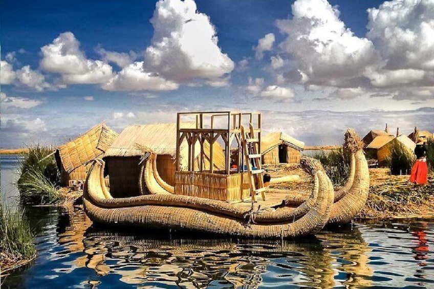 from Cusco: Titicaca Lake Guided visit to Uros and Taquile.