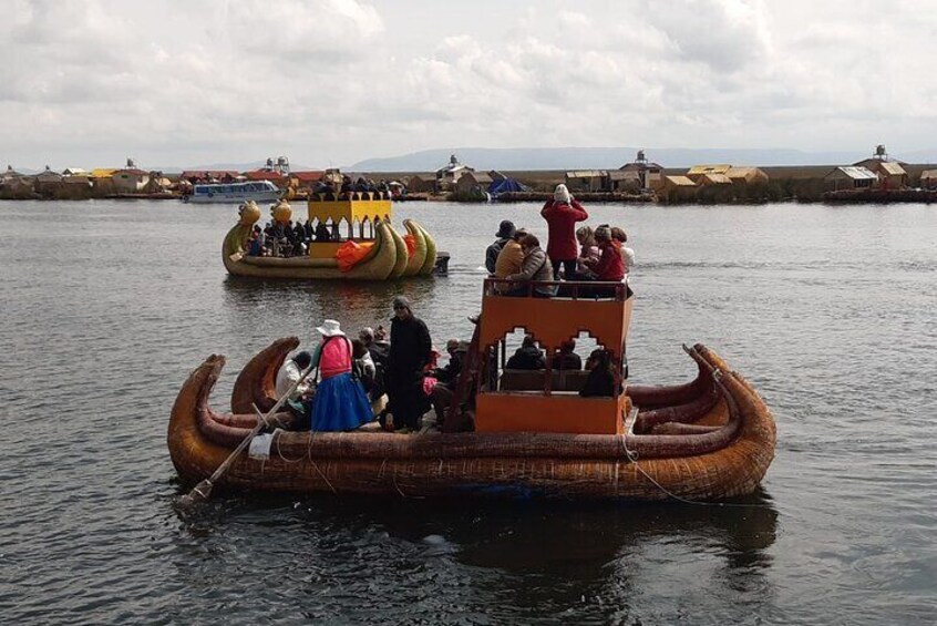 from Cusco: Titicaca Lake Guided visit to Uros and Taquile.