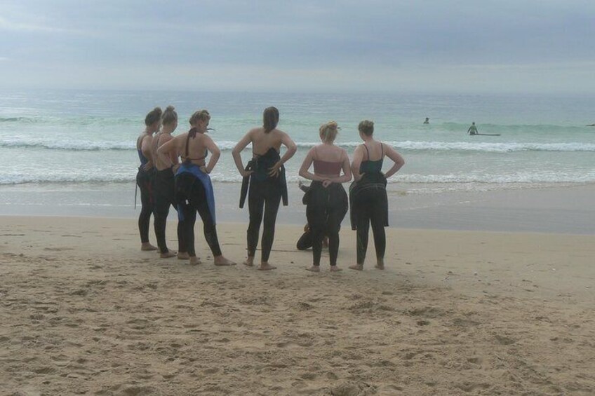 Beginner Group Surf Lesson at Jeffrey's Bay