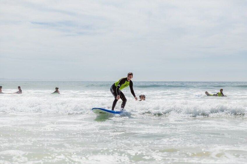 Beginner Group Surf Lesson at Jeffrey's Bay 