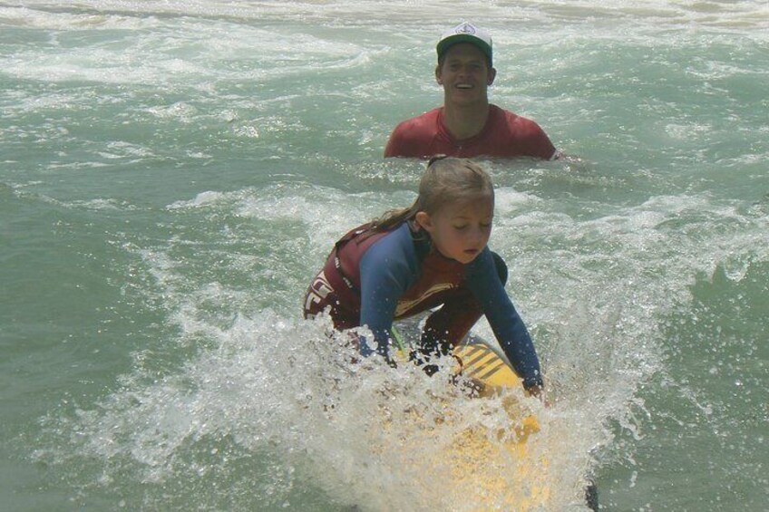 Beginner Group Surf Lesson at Jeffrey's Bay