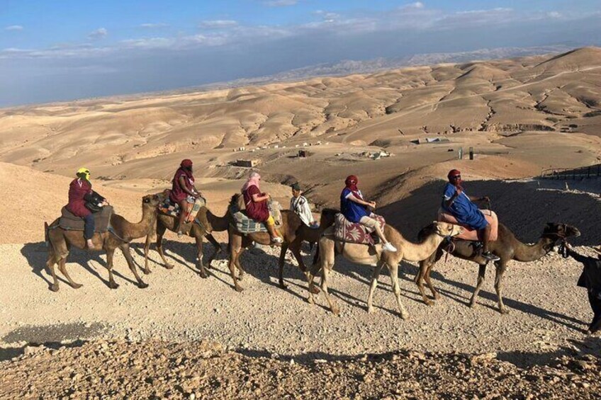 Agafay Desert Quad & Camel Tour with Dinner Show
