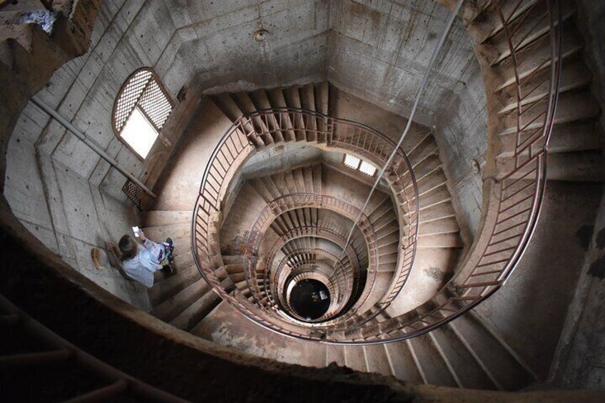 200+ staircases to the view tower