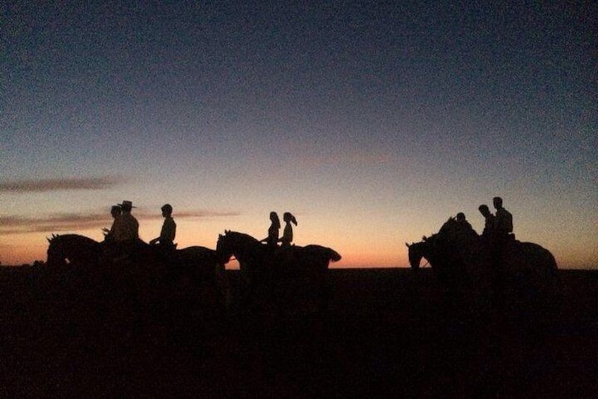 Horseback riding around Doñana