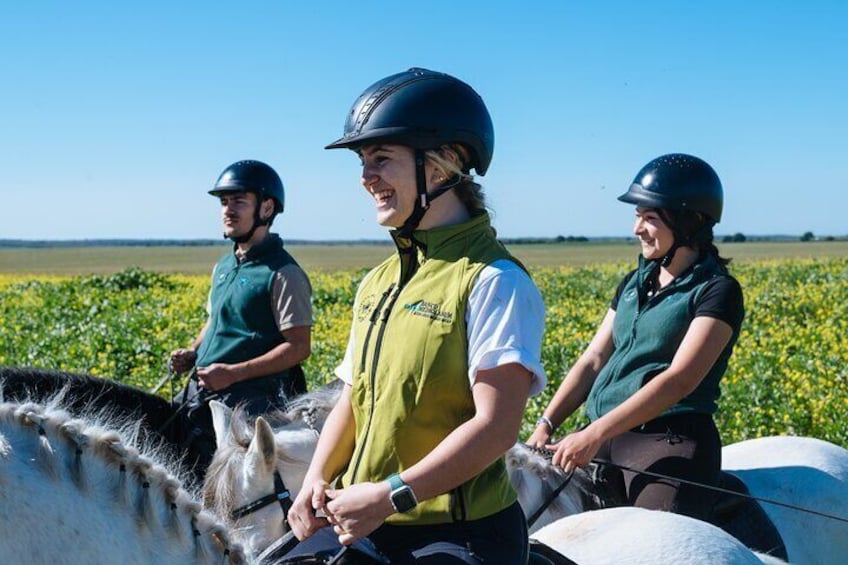 Horseback riding around Doñana