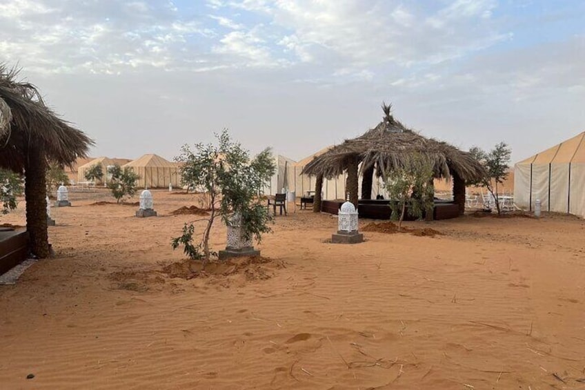 1 Night Camel Trekking Tour in Merzouga Desert Camp 