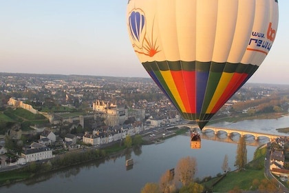 Luchtballonvaart over de Loire-vallei, vanuit Amboise of Chenonceau