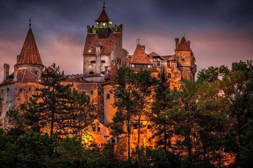 Dracula Castle, Peles Castle and Rasnov Fortress from Brasov