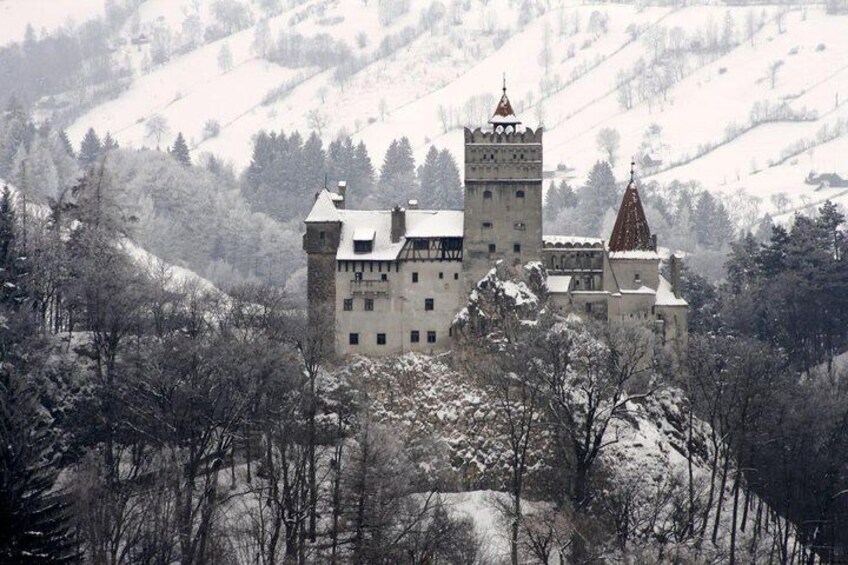 One day Dracula Castle, Rasnov Fortress, Prejmer Fortified Church from Brasov