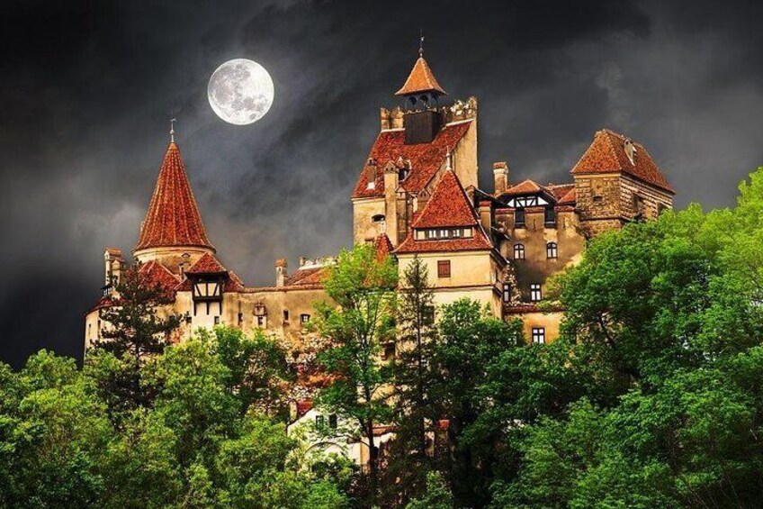 One day tour Dracula Castle Rasnov Fortress from Brasov