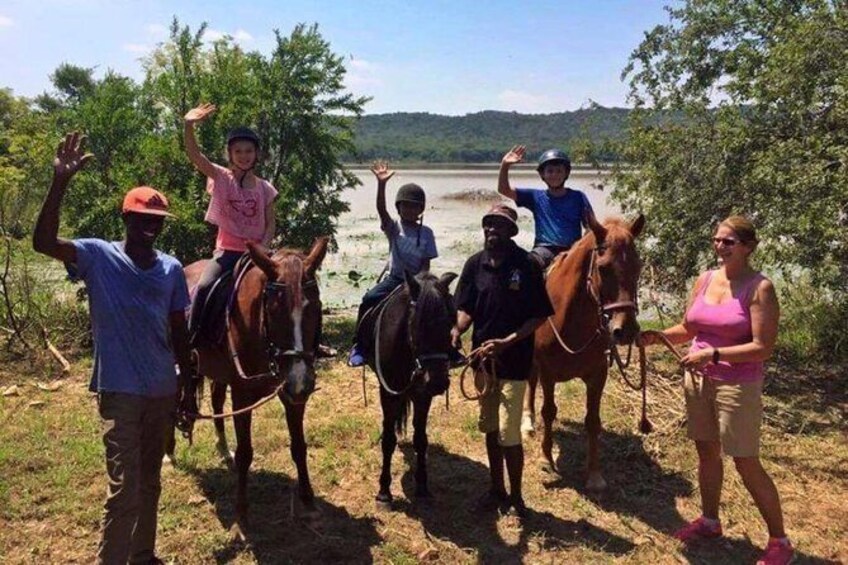 Show item 4 of 10. Kids having Fun Pony-Riding !