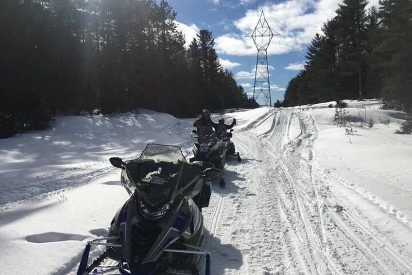 Guided Snowmobile Tours