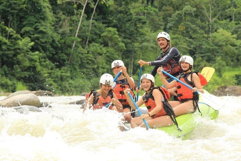 Whitewater Rafting Savegre River Class II & III + Waterfall Break