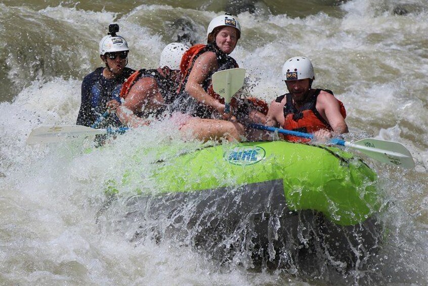 Whitewater Rafting Savegre River Class II & III + Waterfall Break