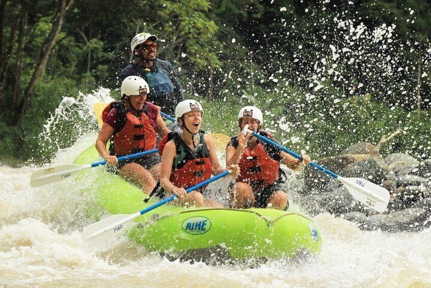 Whitewater Rafting Savegre River Class II & III + Waterfall Break