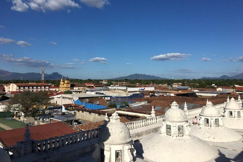 Photograph from the roof of Leon Catedral