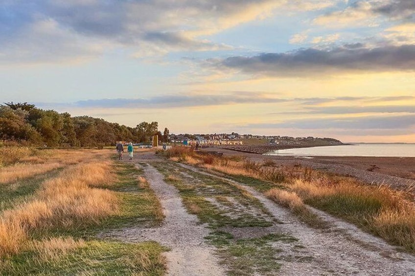 Yoga on Whitstable beach for couples