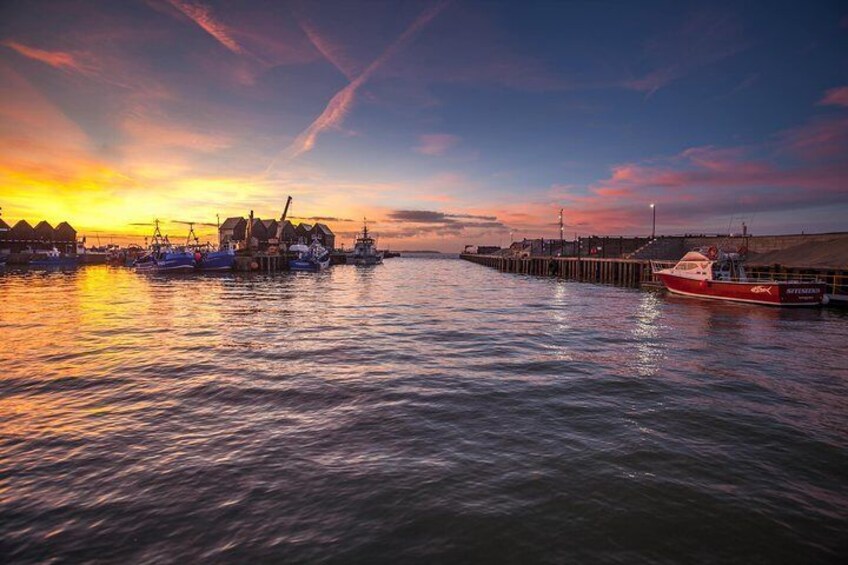 Yoga on Whitstable beach for couples