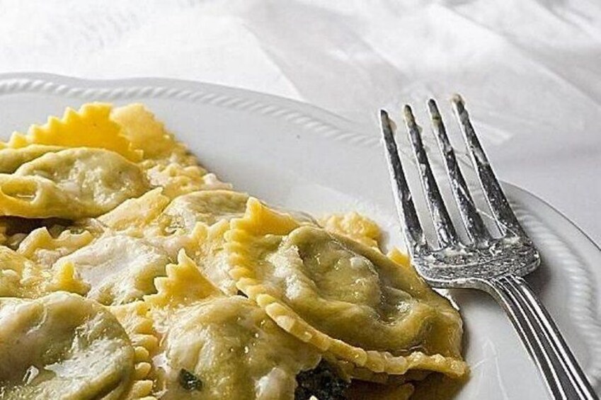 Try tortelli d'erbetta for lunch!