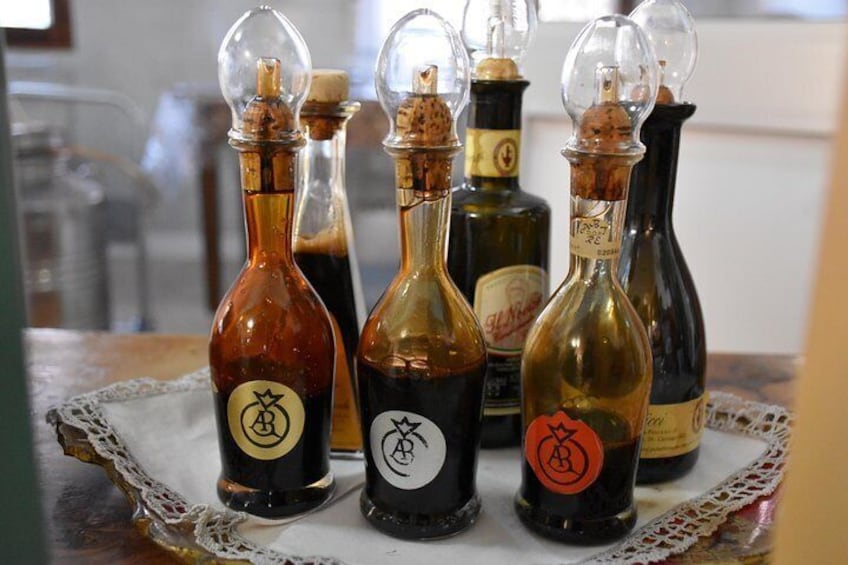 Real thing! Traditional balsamic vinegar of different ageing