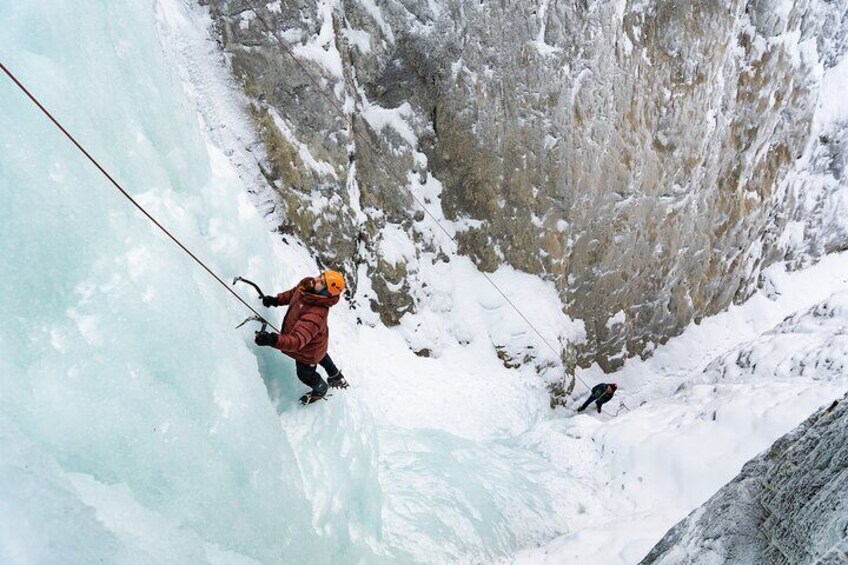 Experience Ice Climbing in Banff, Canada