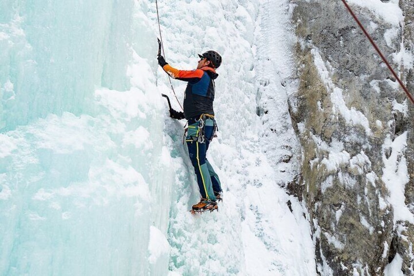 Experience Ice Climbing in Banff, Canada