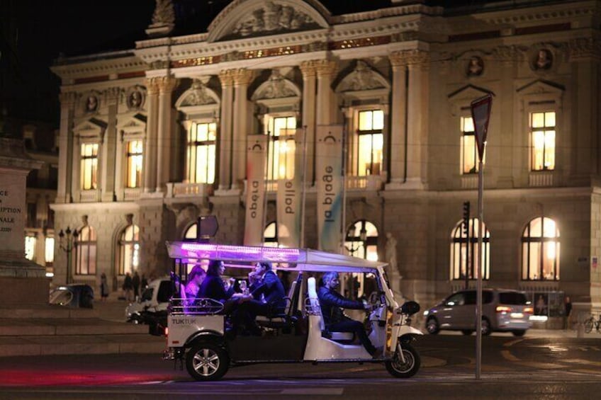 Geneva Fondue Tour in a TukTuk (electric)