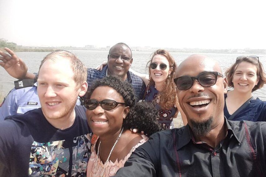 Tourists at Jabi Lake