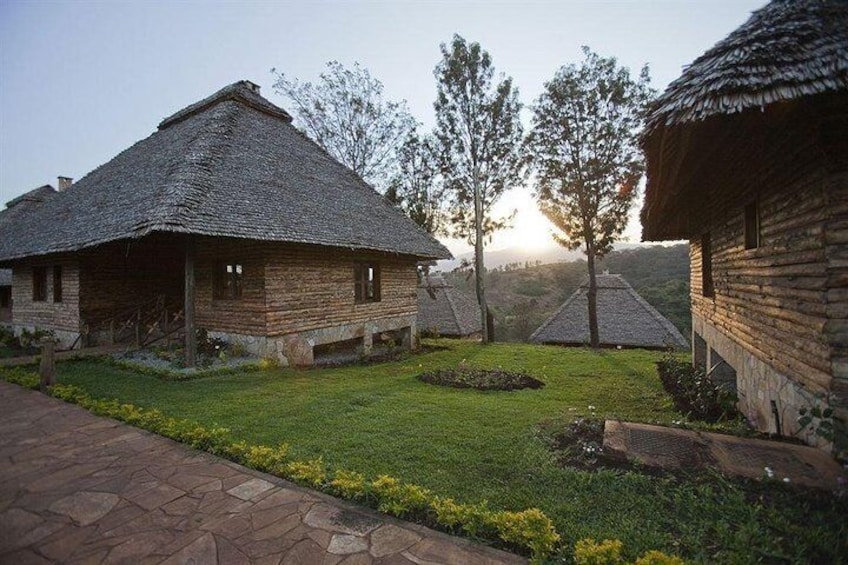 The lodge in Ngorongoro area