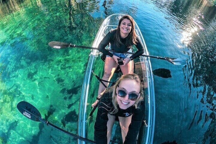 2-Hour Glass Bottom Guided Kayak Eco Tour in Rainbow Springs (Small-Group)