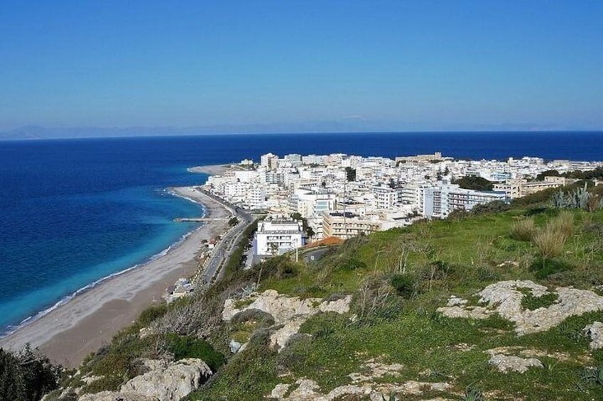 The View from the Acropolis of Rhodes Town 