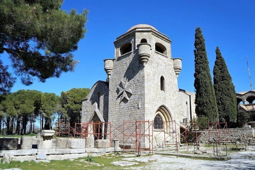 Mount Filerimos - Acropolis of Ancient Ialyssos - Our Lady of Filerimos Church