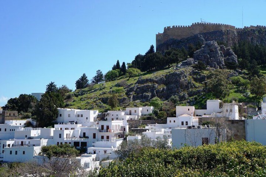 The Village of Lindos, White Houses