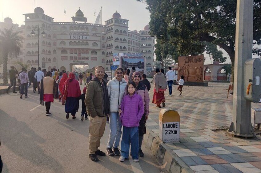 Amritsar Wagah Border Flag Ceremony.