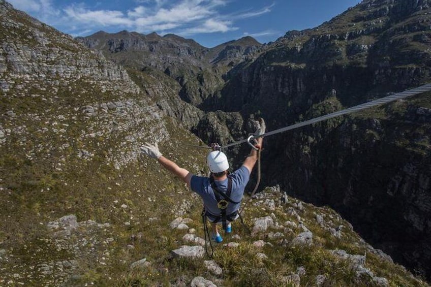 Zipline and Wine from Cape Town