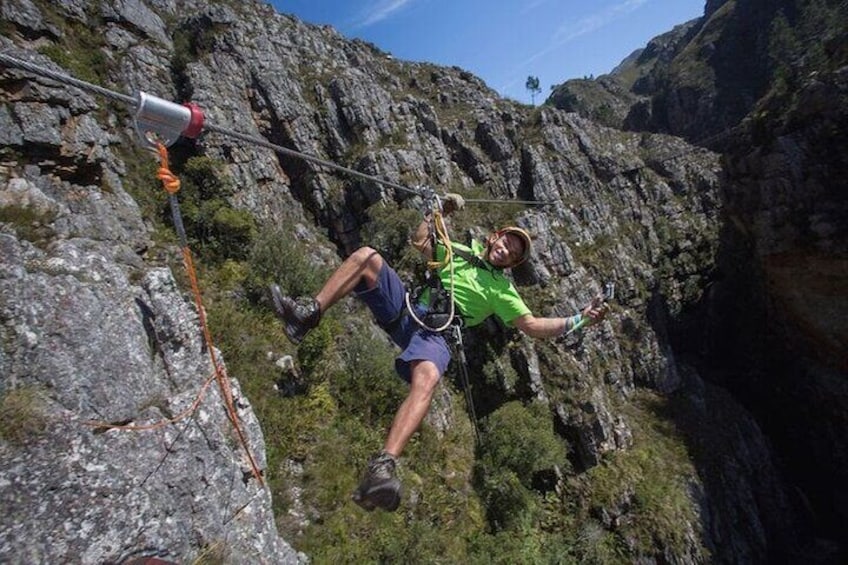 Zipline and Wine from Cape Town