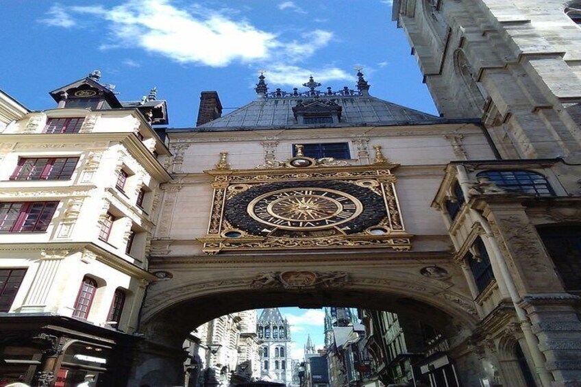 Gros Horloge in Rouen