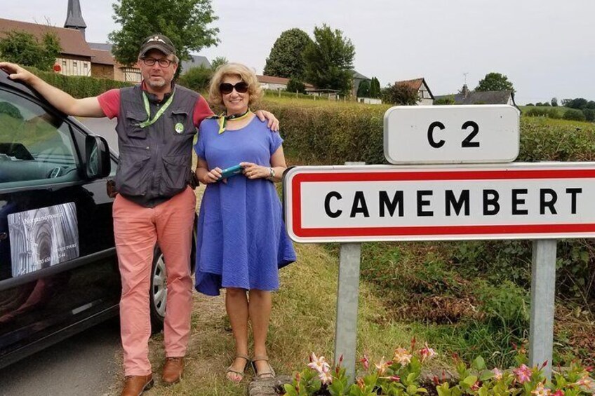 In Camembert Village for cheese tastings