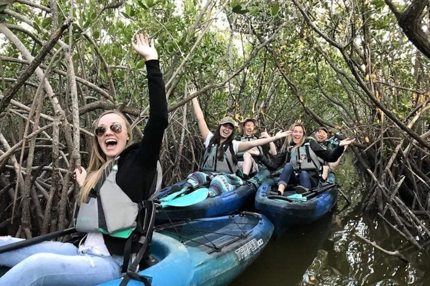 Travel through our Exotic Mangrove Tunnels in our Thousand Islands Lagoon!