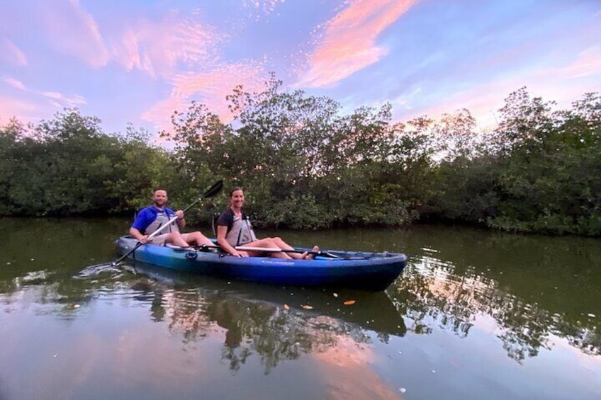 Thousand Islands Mangrove Tunnel Sunset Kayak Tour with Cocoa Kayaking!