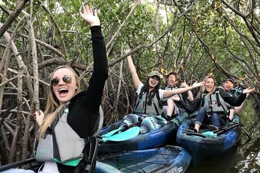 Thousand Islands Mangrove Tunnel Sunset Kayak Tour with Cocoa Kayaking!