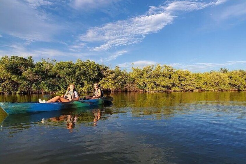 Thousand Islands Mangrove Tunnel Sunset Kayak Tour with Cocoa Kayaking!