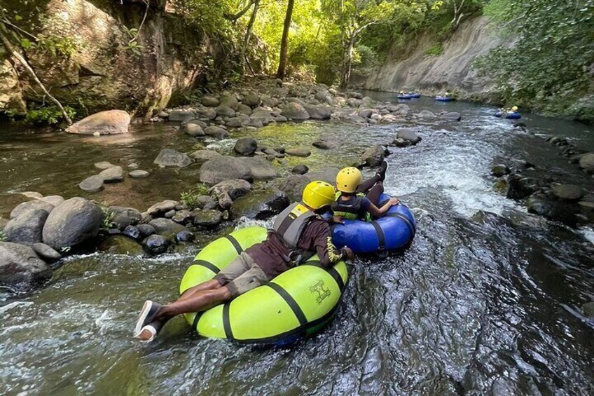 Zip Lines Horseback Riding and River Tubing Full Day Combo